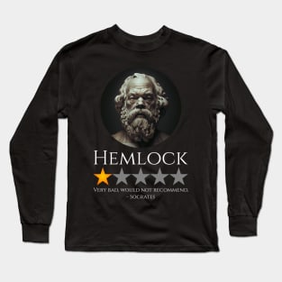 Ancient Greek Philosopher Socrates Meme - Hemlock Long Sleeve T-Shirt